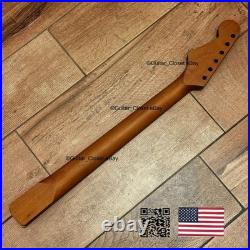 Roasted Maple Strat Neck Nitro Satin Stratocaster Fits Warmoth & Fender SM02X