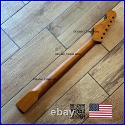 Roasted Maple Strat Neck Nitro Satin Stratocaster Fits Warmoth & Fender SM02Y