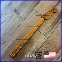 Roasted Maple Strat Neck Nitro Satin Stratocaster Fits Warmoth & Fender SM02Y