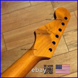 Roasted Maple Strat Neck Nitro Satin Stratocaster Fits Warmoth & Fender SM02