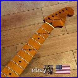 Roasted Maple Strat Neck Nitro Satin Stratocaster Fits Warmoth & Fender SM02