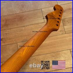 Roasted Maple Strat Neck Nitro Satin Stratocaster Fits Warmoth & Fender SM02