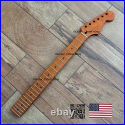 Roasted Maple Strat Neck Nitro Satin Stratocaster Fits Warmoth & Fender SM0 Roasted Maple Strat Neck Nitro Satin Stratocaster Fits Warmoth & Fender SM0