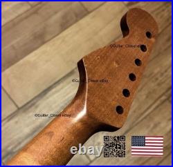 Roasted Maple Strat Neck Satin Stratocaster Fits Warmoth & Fender 0SM1 Roasted Maple Strat Neck Satin Stratocaster Fits Warmoth & Fender 0SM1