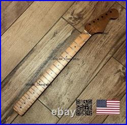 Roasted Maple Strat Neck Satin Stratocaster Fits Warmoth & Fender 0SM1