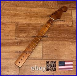 Roasted Maple Strat Neck Satin Stratocaster Fits Warmoth & Fender 0SM6