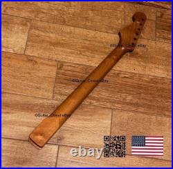Roasted Maple Strat Neck Satin Stratocaster Fits Warmoth & Fender 0SM6 Roasted Maple Strat Neck Satin Stratocaster Fits Warmoth & Fender 0SM6