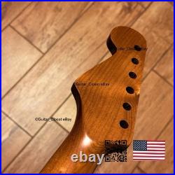 Roasted Maple Strat Neck Satin Stratocaster Fits Warmoth & Fender 0SME