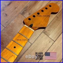 Roasted Maple Strat Neck Satin Stratocaster Fits Warmoth & Fender Body SM029