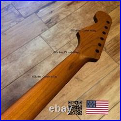 Roasted Maple Strat Neck Satin Stratocaster Fits Warmoth & Fender Body SM02R