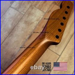 Roasted Maple Strat Neck Satin Stratocaster Fits Warmoth & Fender Body SM02R