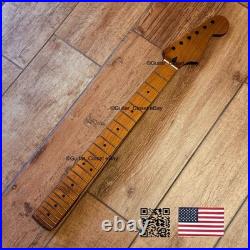 Roasted Maple Strat Neck Satin Stratocaster Fits Warmoth & Fender Body SM02R Roasted Maple Strat Neck Satin Stratocaster Fits Warmoth & Fender Body SM02R
