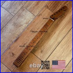 Roasted Maple Strat Neck Satin Stratocaster Fits Warmoth & Fender Body SM02R