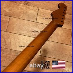 Roasted Maple Strat Neck Satin Stratocaster Fits Warmoth & Fender SM0A