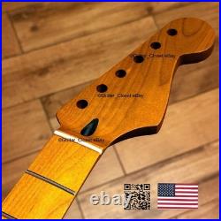 Roasted Maple Strat Neck Satin Stratocaster Fits Warmoth & Fender SR0A