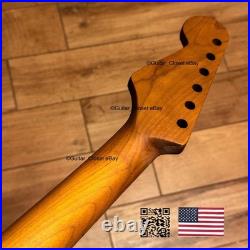 Roasted Maple Strat Neck Satin Stratocaster Fits Warmoth & Fender SR0A
