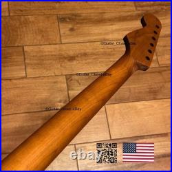 Roasted Maple Strat Neck Satin Stratocaster Fits Warmoth & Fender SR0A