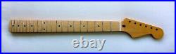 SALE1-Piece/JUMBO Frets/STRATOCASTER Guitar Neck withWarmoth Bone Nut STRAT Nitro