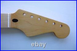 SALE1-Piece/JUMBO Frets/STRATOCASTER Guitar Neck withWarmoth Bone Nut STRAT Nitro