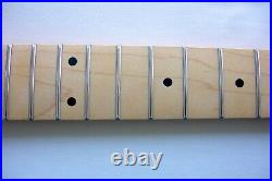 SALE1-Piece/JUMBO Frets/STRATOCASTER Guitar Neck withWarmoth Bone Nut STRAT Nitro