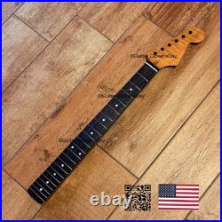 SALE Roasted Flame Maple Rosewood Strat Neck Stratocaster fits Fender body 2SRI