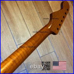 SALE Roasted Flame Maple Strat Guitar Neck Stratocaster Fits Fender Warmoth SM2L