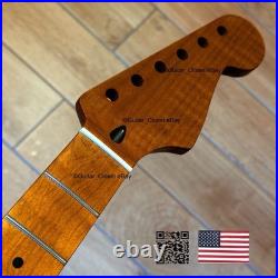SALE Roasted Flame Maple Strat Guitar Neck Stratocaster Fits Fender Warmoth SM2L