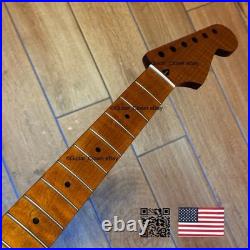 SALE Roasted Flame Maple Strat Guitar Neck Stratocaster Fits Fender Warmoth SM2L