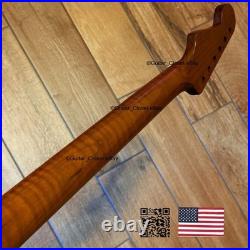 SALE Roasted Flame Maple Strat Guitar Neck Stratocaster Fits Fender Warmoth SM2L