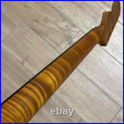 Stainless 22fret Roasted Flame Maple Guitar Neck Rosewood Nitro for Strat Fender Stainless 22fret Roasted Flame Maple Guitar Neck Rosewood Nitro for Strat Fender
