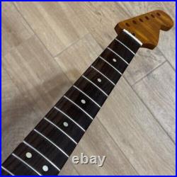 Stainless 22fret Roasted Flame Maple Guitar Neck Rosewood Nitro for Strat Fender Stainless 22fret Roasted Flame Maple Guitar Neck Rosewood Nitro for Strat Fender