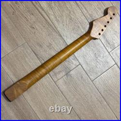 Stainless 22fret Roasted Flame Maple Guitar Neck Rosewood Nitro for Strat Fender Stainless 22fret Roasted Flame Maple Guitar Neck Rosewood Nitro for Strat Fender