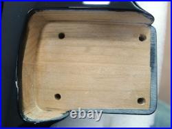 Strat Guitar Body, 2 pcs Centre Joined North American Alder SSS Black 1.99kg