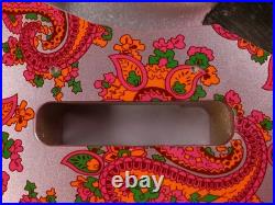 Strat Guitar Body 3pcs North American Alder Paisley Red/Silver 2.1kg