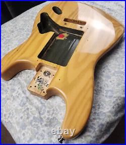 Strat Plus Body, Natural (Ash), Excellent/Minty, Vintage'90, Stratocaster, FenderUSA
