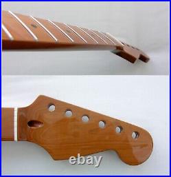 Stratocaster 22 JUMBO Frets/Guitar Neck /Roasted, fits/Warmoth, Fender STRAT