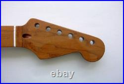 Stratocaster 22 STAINLES STEEL Guitar Neck /Roast, fit/Warmoth, Fender STRAT2of4