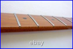 Stratocaster 22 STAINLES STEEL Guitar Neck /Roasted, fits/Warmoth, Fender STRAT