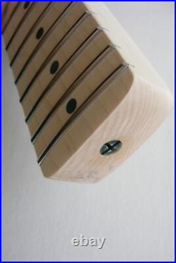 Stratocaster Guitar Neck/1-Piece/21 Jumbo /Unfinished/fits Warmoth, Fender STRAT Stratocaster Guitar Neck/1-Piece/21 Jumbo /Unfinished/fits Warmoth, Fender STRAT