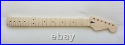 Stratocaster Neck-(43mm) Nut WithNat/ 22 Med J Frets/Bone Nut/fits Fender, Warmoth