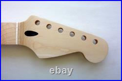 Stratocaster Neck-(43mm) Nut WithNat/ 22 Med J Frets/Bone Nut/fits Fender, Warmoth
