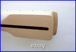 Stratocaster Neck-(43mm) Nut WithNat/ 22 Med J Frets/Bone Nut/fits Fender, Warmoth