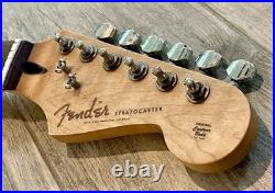 Stratocaster Relic Loaded Neck w Fender Pre-CBS Headstock, Logo, Tuners & Trees Stratocaster Relic Loaded Neck w Fender Pre-CBS Headstock, Logo, Tuners & Trees
