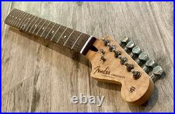 Stratocaster Relic Loaded Neck w Fender Pre-CBS Headstock, Logo, Tuners & Trees Stratocaster Relic Loaded Neck w Fender Pre-CBS Headstock, Logo, Tuners & Trees