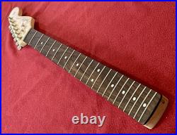 Stratocaster Relic Loaded Neck w Fender Pre-CBS Headstock, Logo, Tuners & Trees Stratocaster Relic Loaded Neck w Fender Pre-CBS Headstock, Logo, Tuners & Trees