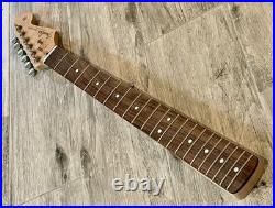 Stratocaster Relic Loaded Neck w Fender Pre-CBS Headstock, Logo, Tuners & Trees Stratocaster Relic Loaded Neck w Fender Pre-CBS Headstock, Logo, Tuners & Trees