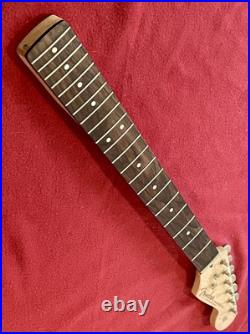 Stratocaster Relic Loaded Neck w Fender Pre-CBS Headstock, Logo, Tuners & Trees Stratocaster Relic Loaded Neck w Fender Pre-CBS Headstock, Logo, Tuners & Trees