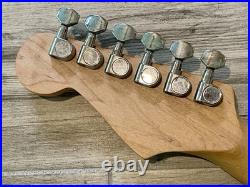 Stratocaster Relic Loaded Neck w Fender Pre-CBS Headstock, Logo, Tuners & Trees Stratocaster Relic Loaded Neck w Fender Pre-CBS Headstock, Logo, Tuners & Trees