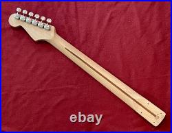 Stratocaster Relic Loaded Neck w Fender Pre-CBS Headstock, Logo, Tuners & Trees Stratocaster Relic Loaded Neck w Fender Pre-CBS Headstock, Logo, Tuners & Trees