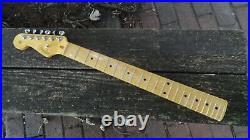 Stratocaster neck MIJ Allparts lefty with chrome/gold tuners